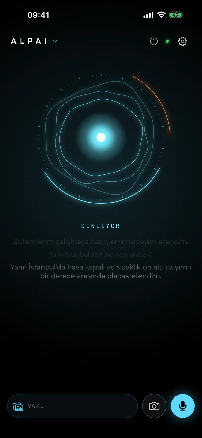 ALPAI çipi dinlerken: mavi küre ve İstanbul hava durumu cevabı